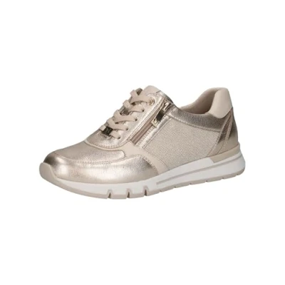 Abbildung von Caprice Sneaker low, Damen, Größe: 37, Lt gold comb Schuhe
