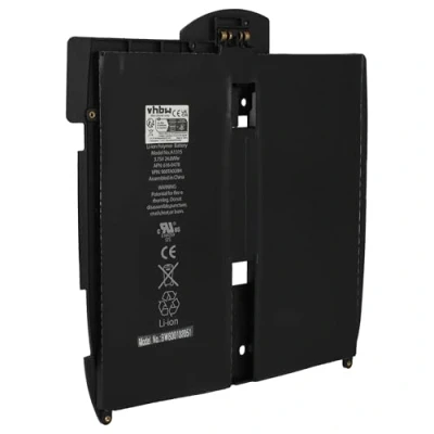 Abbildung von vhbw 1x Akku kompatibel mit Apple iPad A1337, 1 A1219, 1G, A1315, A1315 Notebook (5400 mAh, 3,75 V, Li Polymer) Ersatz für 616 0448, 0478, 969TA028H