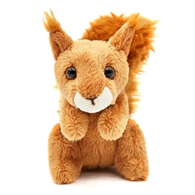 Abbildung von Uni Toys Eichhörnchen Plushie 13 cm (Höhe) Plüsch Waldtier Plüschtier, Kuscheltier
