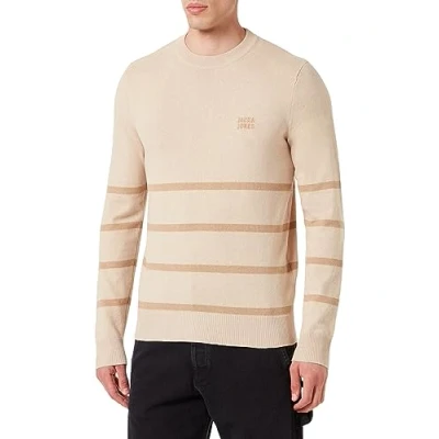 Abbildung von Jack&amp;Jones Herren Jcotwill Knit Crew Neck Strickpullover, Moonbeam, XL