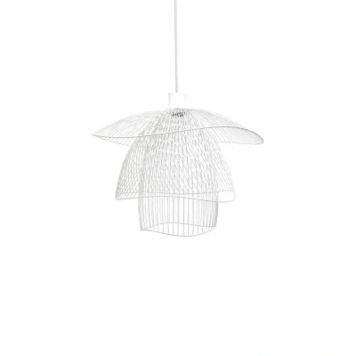 Abbildung von Forestier Papillon S Pendelleuchte 56 cm weiß