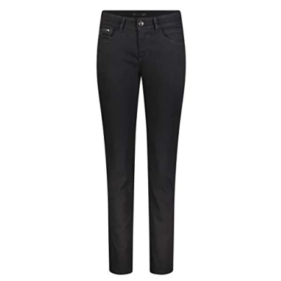 Abbildung von MAC Jeans Damen Slim Jeans, Schwarz (Black Black D999), W36/L32