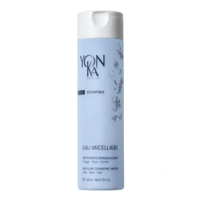 Abbildung von Mizellares Reinigungswasser Yonka 200ml Sanfte Reinigung und Make up Entfernung für das Gesicht Alle Hauttypen, ohne Nachspülen Blaue Immortelle ätherische Öle von Rose Kamille