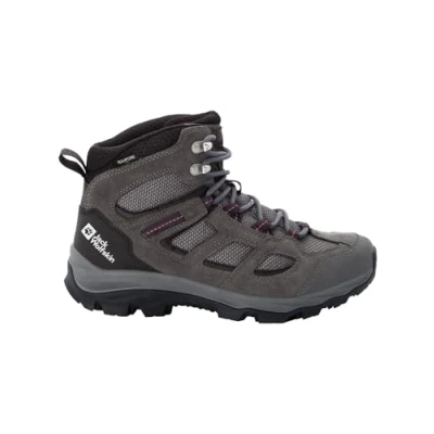 Abbildung von Jack Wolfskin VOJO 3 Texapore MID W Hikingschuh, Damen, Größe: 37, Tarmac grey/pink Schuhe