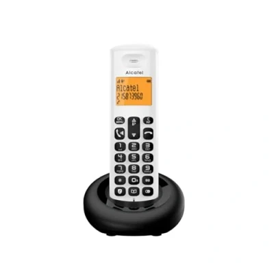 Abbildung von ALCATEL E260 Solo Schnurloses Telefon, Anrufsperre und Freisprechfunktion, Weiß