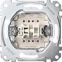 Abbildung von Schneider Electric Merten MEG3155 0000 Doppelltaster Einsatz 10 A AC 250 V Steckklemmen, Unterputz zum Einbau von Schalter und Steckdosen, Made in Germany
