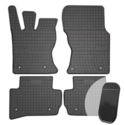 Abbildung von moto MOLTICO Gummimatten Auto Fußmatten Gummi Automatten Passgenau 4 teilig Set passend für Jaguar F Pace ab 2016