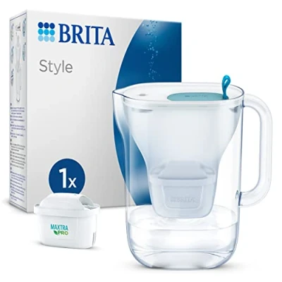 Abbildung von Brita Wasserfilterkanne style led4w mxpro blue cu ceb 1051124