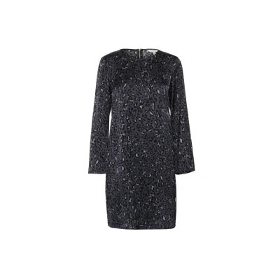Abbildung von Part Two Maibrit Freizeitkleid, Damen, Größe: 40, Dark navy leopard print