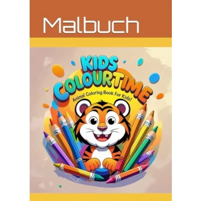 Abbildung von kidscolourtime Tiere aus aller Welt Malbuch für kleine Entdecker