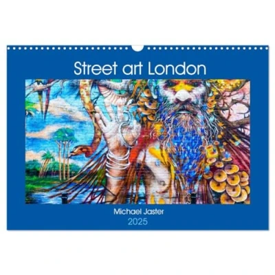 Abbildung von Street art London Michael Jaster (Wandkalender 2025 DIN A3 quer), CALVENDO Monatskalender
