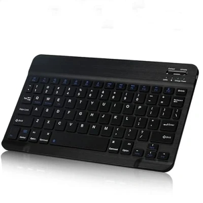 Abbildung von Ziyan Bluethooth Tastatur, Wireless Tastatur Ultraleicht und dünn Tragbare Kabellose für Mini, Android, MacOS, Windows, Tablets, PC, Smartphone