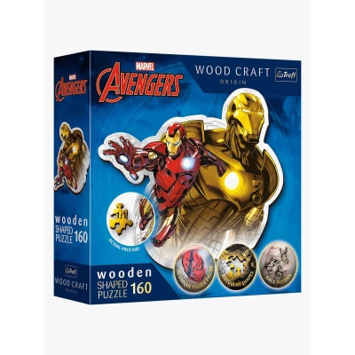 Abbildung von Trefl Wood Craft Origin Marvel Avengers Puzzle Brave Iron Man 160 Teile