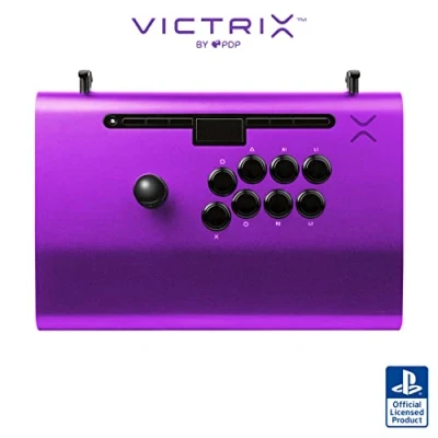 Abbildung von VICTRIX PS5 PRO FS lila Fightstick