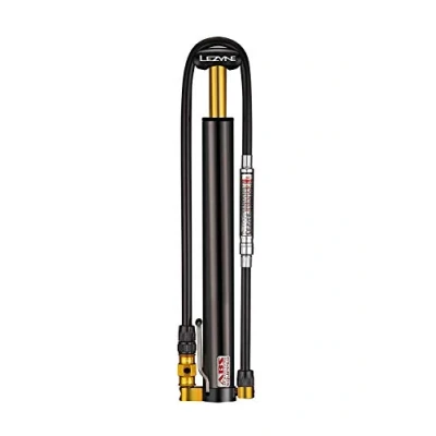 Abbildung von Lezyne Micro Floor Drive HVG Bodenpumpe, Black/Hi Gloss, 300 mm
