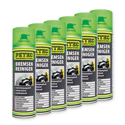 Abbildung von Petec_bundle 6X PETEC BREMSENREINIGER Scheibenbremse Spraydose Entfetten 500 ML 70060