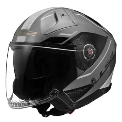 Abbildung von LS2, Jet Motorradhelm Infinity II Veyron Grey White, XXL