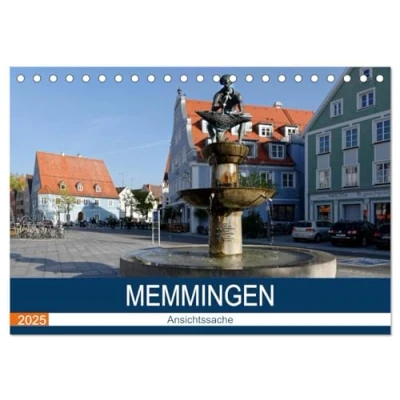 Abbildung von Memmingen Ansichtssache (Tischkalender 2025 DIN A5 quer), CALVENDO Monatskalender