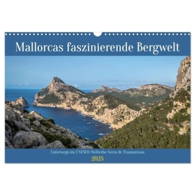 Abbildung von Mallorcas faszinierende Bergwelt (Wandkalender 2025 DIN A3 quer), CALVENDO Monatskalender