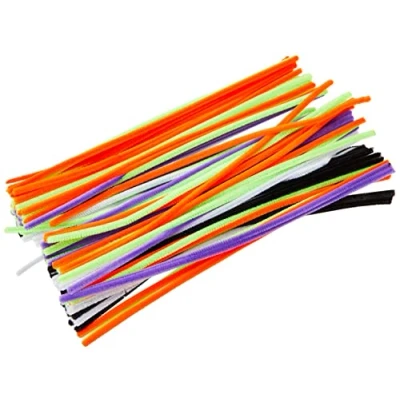 Abbildung von Baker Ross 120 Stück Halloween Pfeifenreiniger für Kinder zum Basteln H1402 Ideal S, Sortiert