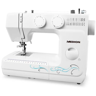 Abbildung von Medion Freiarm Nähmaschine &quot;MD 18205&quot;, Knopfloch und Einfädelautomatik