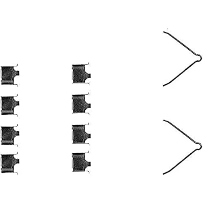 Abbildung von HELLA 8DZ 355 202 451 Zubehörsatz, Scheibenbremsbelag MAZDA: 6 Sport, Sport Kombi, Limousine