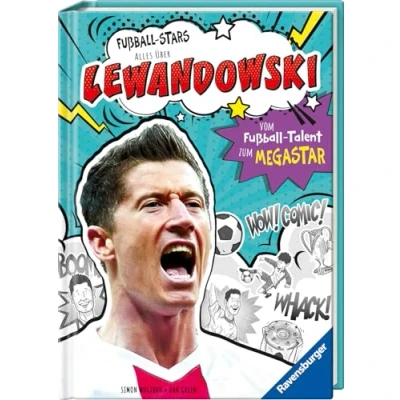 Abbildung von Fußball Stars Lewandowski. Vom Talent zum Megastar (Erstlesebuch ab 7 Jahren), Geschenke für Jungs und Mädchen: