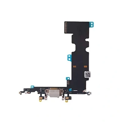 Abbildung von DHLK® Ladebuchse Dock Connector kompatibel mit iPhone 8 Plus ConnectorFlex, Weiß (A1864, A1897, A1898)