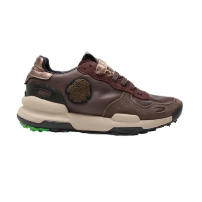 Abbildung von Satorisan Casual Sneaker Damen Chacrona Premium Vintage Leder Sportschuhe Bequem, Nachhaltig und Dauerhaft Farbe Chocolate Größe 41