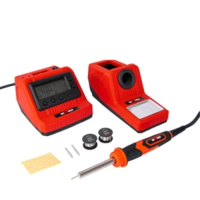 Abbildung von Grafner Elektroschweißgerät Grafner® Digitale Lötstation 200 450C 60W Feinlötkolben Lötkolben, präzise Temperaturregelung zwischen 200C und