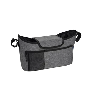 Abbildung von Altabebe Kinderwagen Organizer, Buggy Tasche, grau/schwarz