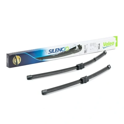 Abbildung von Scheibenwischer Valeo Silencio Flat Blade Set 574468 vorne Rahmenlos Stiftbefestigung OPEL: Astra H Caravan, GTC, TwinTop