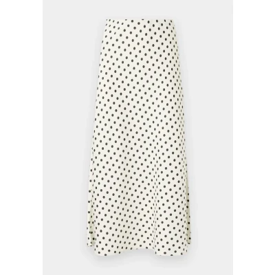 Abbildung von YAS Yaspella MIDI Skirt Alinienrock, Damen, Größe: XXL, Birch/black