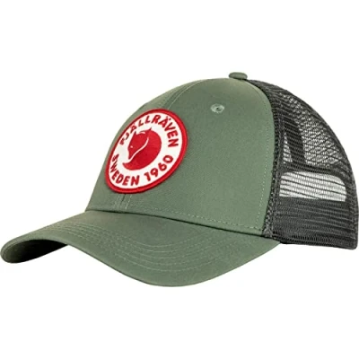Abbildung von Fjallraven 78138 614 1960 Logo Långtradarkeps Hat Unisex Patina Green Größe S/M