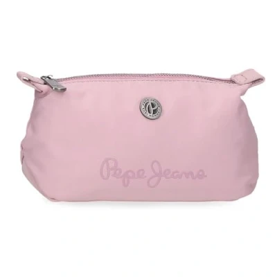 Abbildung von Pepe Jeans Corin Kulturbeutel, Rosa, 20,5 x 11,5 7,5 cm, Polyester und PU von Joumma Bags, Talla única, Kosmetiktasche