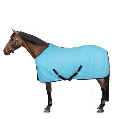 Abbildung von Harry&#039;s Horse fleecedecke Colors turquoise Unterlänge: 185 cm &amp; Rückenlänge: 135
