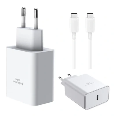 Abbildung von 45W Superschnellladegerät 2.0 mit USB C 5A Ladekabel Super Fast Charge PPS PDO Netzteil Ultra Adapter für Samsung Galaxy S23 S22 S21 S20 S10 A53 5G A33 A13 Tab S8 S8+ S7