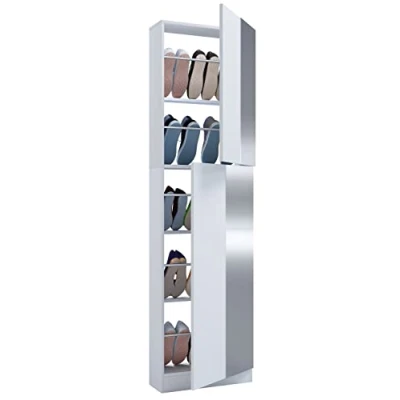 Abbildung von VCM Schuhschrank Holz Schuhkommode Fulisa XL Spiegel (1 St)