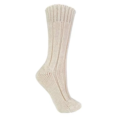 Abbildung von Sock Snob Damen Winter Warm Uni Natur Reine Wolle 100% Wollsocken (37 40 eu, S198 Cream)