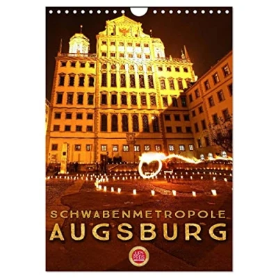 Abbildung von Schwabenmetropole Augsburg (Wandkalender 2025 DIN A4 hoch), CALVENDO Monatskalender