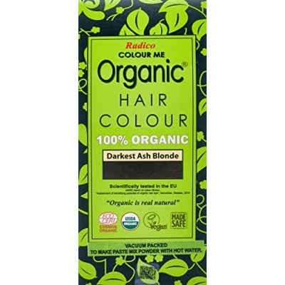 Abbildung von Radico Haarfarbe Organic Pflanzenhaarfarbe sehr dunkles Aschblond 100 g