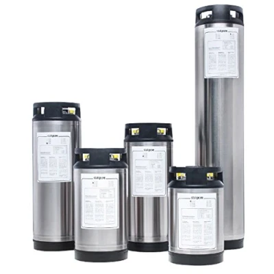 Abbildung von Stakpure Modell DS 2800 Druckfest Ionenaustauscher aus Edelstahl, 2800L Kapazität, 240mm Durchmesser, 579mm Höhe