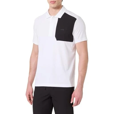 Abbildung von BOSS Paddy Glamping Poloshirt, Herren, Größe: Large, White