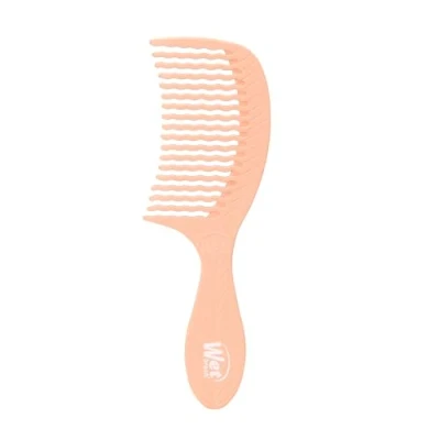 Abbildung von WetBrush Go Green Treatment Comb Wide Tooth Wave Design Detangles Pain Free Plant Based Coconut Oil