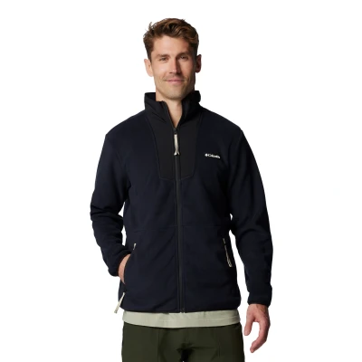 Abbildung von Columbia Sequoia GROVE FULL ZIP Fleecejacke, Herren, Größe: Medium, Black/ancient fossil