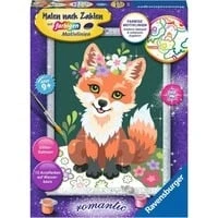 Abbildung von Ravensburger Malen nach Zahlen Blumiger Fuchs, Made in Europe, FSC® schützt Wald weltweit