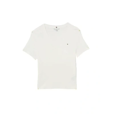 Abbildung von Tommy Hilfiger Curve SLIM CODY Tshirt basic, Damen, Größe: 52, Ecru