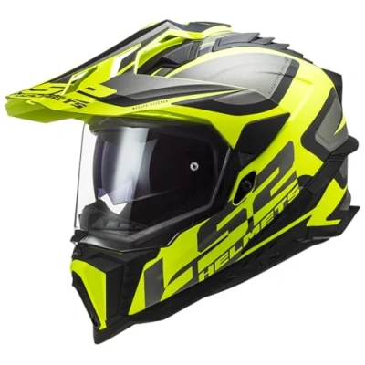 Abbildung von LS2, Motocross Helm Explorer Alter Matt Black H V Yellow, M