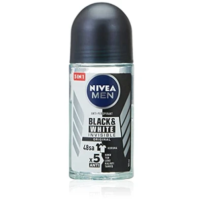 Abbildung von Nivea Men Deo Roll on Invisible Black&amp;White Power Men, 3er Pack (3 x 160 g)