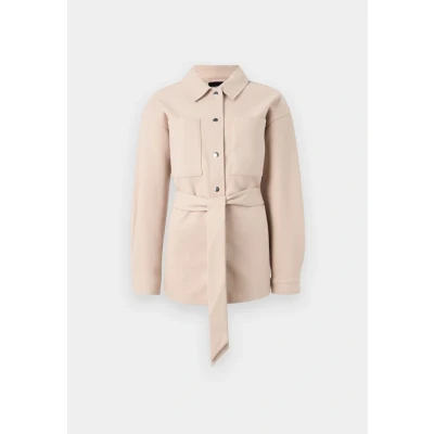 Abbildung von Pieces Pcvega Shacket Kurzmantel, Damen, Größe: XS, Silver gray